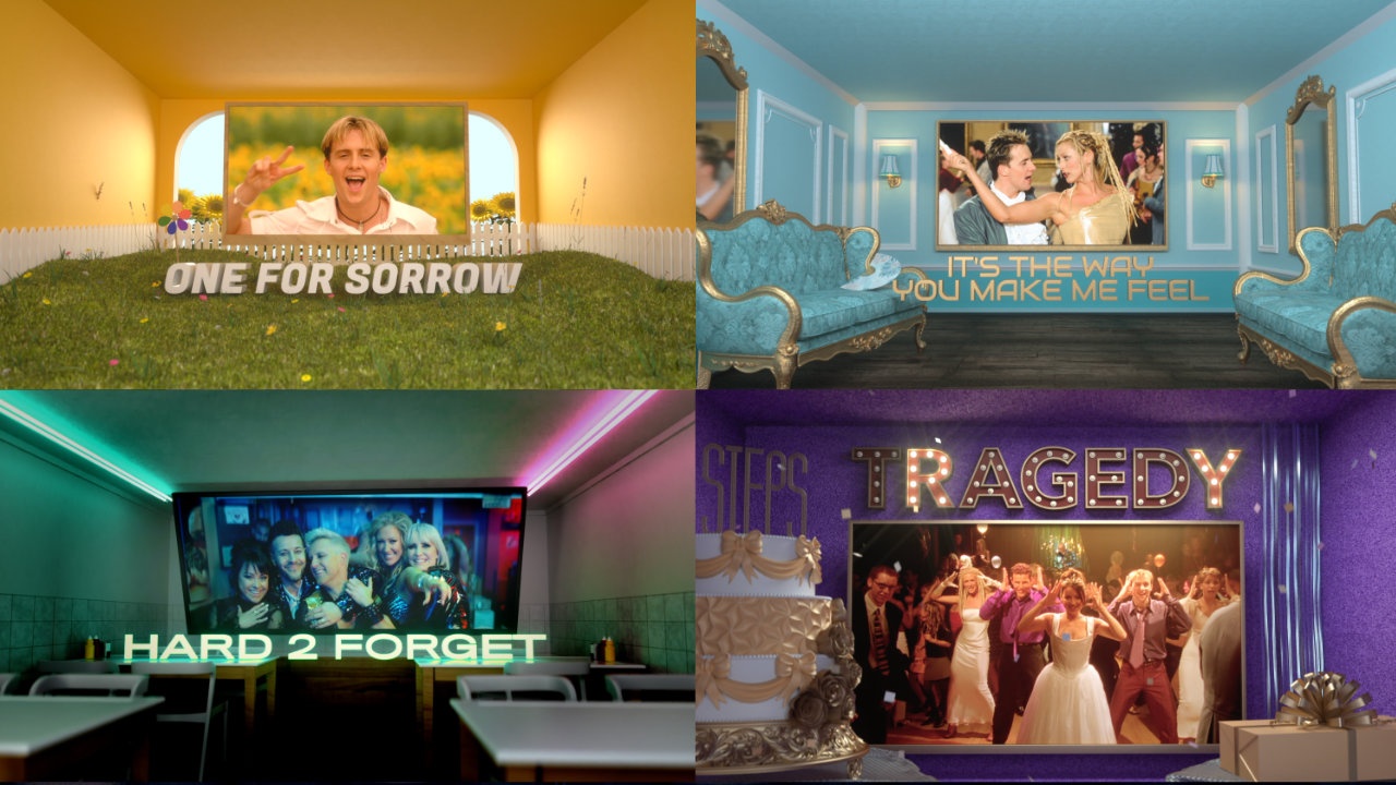 Steps in the music video for Platinum Megamix